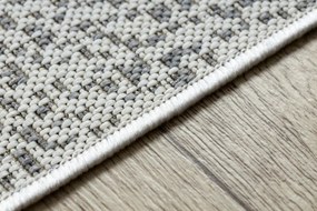 Koberec FLAT SISAL 48832367 Kruhy, bodky  krémovo  / sivý