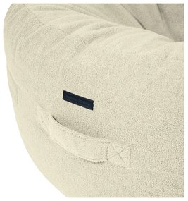 Hnedý sedací vak z textílie buklé Roll 135 – SLOWDOWN