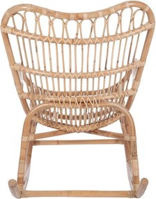 Ratanové hojdacie kreslo Rocking prierodne - 110 × 66 × 93 cm