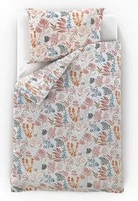 Kvalitex Saténové obliečky Luxury Collection Coral garden, 140 x 220 cm, 70 x 90 cm
