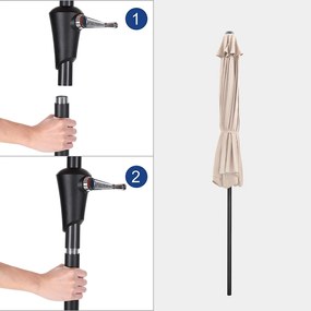 Slunečník NARNIA béžový