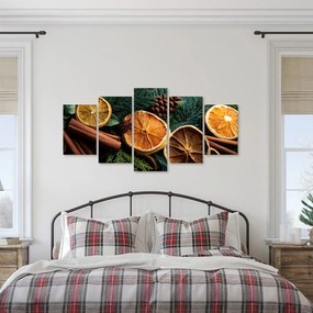 5-dielny obraz čaro vianočných vôní