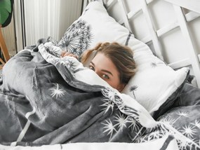 XPOSE® Mikroplyšové obliečky PÚPAVY DUO Exclusive - sivé/biele