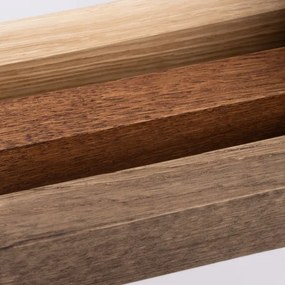 Brilagi-LED Kúpeľňové osvetlenie zrkadla WOODY MIRROR LED/12W/230V IP44 dub/čierna