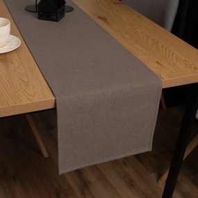 Biante Dekoračný behúň na stôl BKR-504 Hnedý 20x120 cm