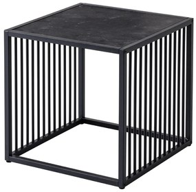 Príručný stolík na architektúru 40 cm mramorový vzhľad
