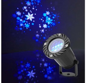 Nedis Nedis CLPR1 - LED Vianočný vonkajší projektor snehových vločiek 5W/230V IP44 NE0514