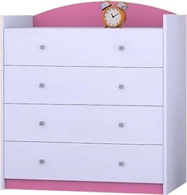 OR Komoda Mery ružová K06 - viac variantov Motív: A - Bez motívu