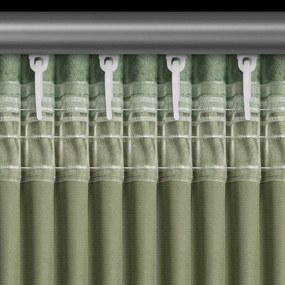 ZATEMŇOVACÍ ZÁVES NA PÁSKE ROSA 135X300 CM OLIVOVÁ
