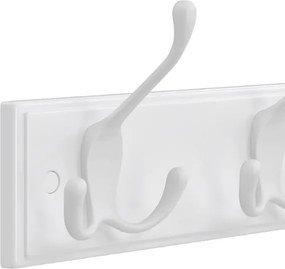 Nástenný vešiak biely ABP-E1030 WT