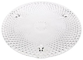Sklenený servírovací podnos Karo, 28 cm