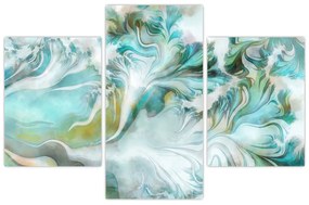 Obraz - Maľba abstraktných vzorov (90x60 cm)
