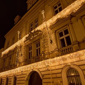 DECOLED LED osvetlenie vo forme rampúchov FLASH, 3 × 0,9 m, teplá biela, 174 diód, IP67