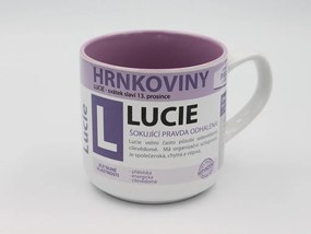 Nekupto Hrnček s menom LUCIE Hrnkoviny