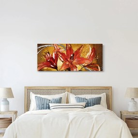 Obraz kvetov ľalií (120x50 cm)