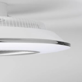 Brilagi - LED Stmievateľné svietidlo s ventilátorom AURA LED/38W/230V strieborná +DO