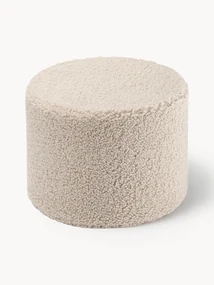 Detská taburetka z plyšu Sugar, Ø 40 cm