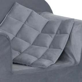 Detská sedačka BARI grafitová