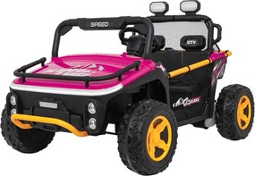 Elektrické autíčko Buggy UTV SPEED ružové