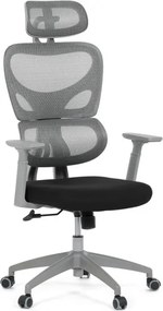 Kancelárska stolička sivá KA-K2081 GREY