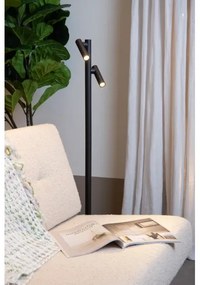 Lucide 27703/04/30 - LED Stm. nab. vonk. lampa ANTRIM 2xLED/2,2W/4V IP54 čierna