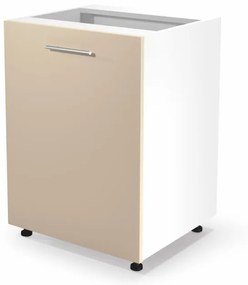 VENTO DK-60/82 sink cabinet, color: white / beige