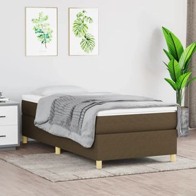 Rám na boxspring posteľ tmavohnedý 80x200 cm látka