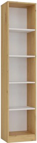 Regál Onyx R40 40 cm dub Artisan/bílý