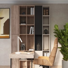 Stolná lampa Pastelo, 1x biele kovové tienidlo