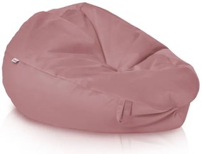 Plyšový sedací vak SAKO Pudrovo ružový