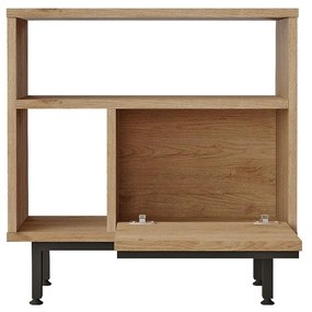 Príručný stolík Nimelo 5 (orech + dub) . Vlastná spoľahlivá doprava až k Vám domov. 1094788