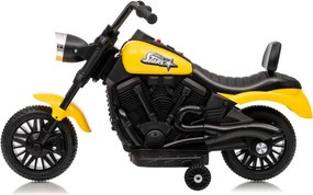 Elektrická motorka STAR žltá