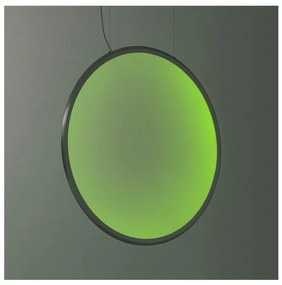 Artemide 1994310APP-LED RGBW Stm. luster na lanku DISCOVERY LED/79W/230V antracit