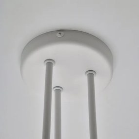 Prisadený luster MATYLDA 3xE27/60W/230V biela