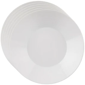 Orion Súprava porcelánových hlbokých tanierov Mona linka 6 ks, 22 cm