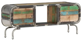 TV skrinka viacfarebná 110x30x42 cm masívne recyklované drevo