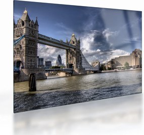 Sklenený obraz - Tower Bridge v Londýne (70x50 cm)