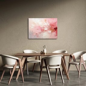 Obraz - Ružový abstrakt (70x50 cm)