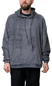 Mikinová deka s rukávmi a kapucňou CHILL, pánska Farba: Tmavosivá