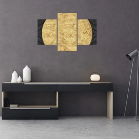 Obraz - Zlatá štruktúra N⁰2 (90x60 cm)