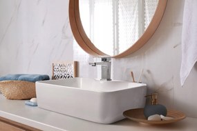Invena Paros, umývadlová batéria, chrómová, BU-09-001-A