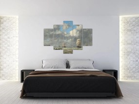 Obraz - Eugène Boudin, Le Havre, reprodukcia (150x105 cm)