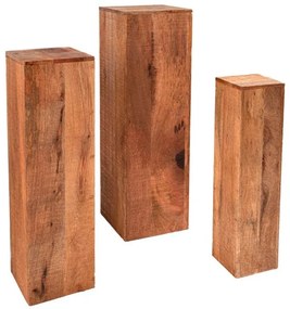 Set 3 stojanov Timber Mango