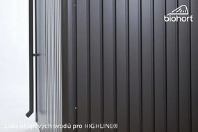 Biohort Záhradný domček BIOHORT HighLine DUO H5 275 x 315 (tmavo sivá metalíza)