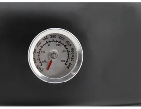 Údiareň na drevené uhlie 3v1 čierna