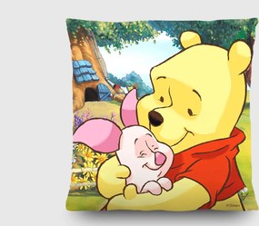 Detský vankúšik DISNEY MACKO PÚ 40x40 cm