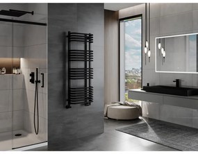 Mexen Apollo, vykurovacie teleso 1210 x 450 mm, 563 W, čierna, W117-1210-450-00-70