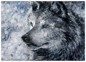 Obraz - Kreslený vlk (70x50 cm)
