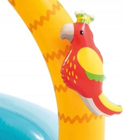 Nafukovací detský bazén INTEX s tienidlom a motívmi zvieratiek