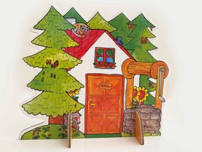 MARIONETINO – Maličká Čiapočka s kozliatkami – bábky 9 ks (výpredaj)